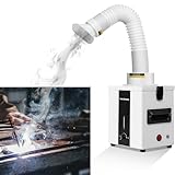 Lötrauchabsaugung,Lötrauchabsorber,50-W-Rauchreiniger Lasergravurmaschinen,3-Stufen-Filter, Smoke Absorber Purifier Dunstabzugshaube für Lasergravierer