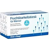 One Step Sperma Test 2 Stück I Fruchtbarkeitstest für Männer I Spermatest I Spermientest I Zeugungsfähigkeit Test Mann I Misst die Konzentration von Spermien