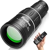 Pankoo 16 x 52 Monokular-Teleskop für Erwachsene, kompaktes Monokular für Erwachsene und Kinder, HD-Monokular für Geschenke, Outdoor-Aktivitäten, Vogelbeobachtung, Wandern, Konzert, Reisen