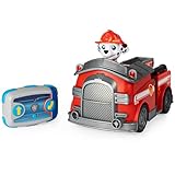 PAW Patrol Marshalls ferngesteuertes Feuerwehrauto mit Fernbedienung, Spielzeug für Kinder ab 3 Jahren, Batteriebetrieben