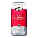 Minges Café Crème Schümli 2, ganze Bohne, Aroma-Softpack, 1.000 g, 1er Pack (1 x 1 kg)