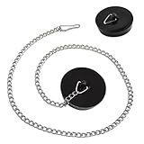 EIHI Abflussstopfen 2 Pack Waschbeckenstöpsel, 45.6-42 mm Badewannenstöpsel mit 50MM Stöpsel Kette, Stöpsel Waschbecken Stöpsel Verschluss, Abfluss Stöpsel Für Spülbecken Küchenspüle