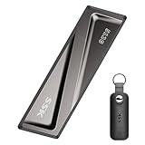 SSK USB3.2 SSD Stick 512GB, High Speed bis zu 550MB/s Extreme Schneller USB-Stick + USB-C Adapter Externe Tragbare USB SSD für Typ-C-Android-Telefone, Laptops, Tablets und mehr