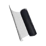 Relaxdays Mardergitter Auto, 50 x 500 cm, Dornengitter Marderabwehr, Mardermatte Carport, Garage, Parkplatz, schwarz