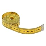 Zilimontt 300 cm weiches Nähmaßband, doppelseitiges flexibles Lineal mit klaren Markierungen und Metallenden, für Körpermaße, Nähen, Quilten, Basteltuch