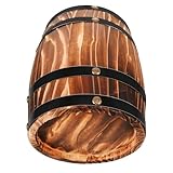 GLSTOY Weinfass Holzfass Bar Deko Vintage Stil Handarbeit für Partys und Whiskeyfans aus Eichenholz