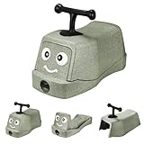 MAMIZO 5 in 1 Rutschauto ab 1 Jahr, Babyrutscher mit 4 PCs 360° Geräuschlose Räder, Babyroller bis 20kg, Babyrollbrett, EPP, Baby Walker, Wippauto, Rutschfahrzeug, Baby Spielzeug Rutschauto, Grün