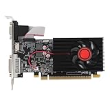 Pyhodi GT610 Graphics Card 1 GB DDR3 64 Bit 500MHz 600 MHz PCI Express 2.0 16x, Computer -Grafikkarte für 7 8 10 11 Vista, mit Allen Soliden Kondensator