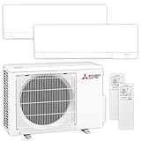 Mitsubishi by ThermoFLUX Multisplit Klimaanlage Set | MSZ-AY | 3,5 kW + 3,5 kW
