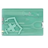 Victorinox Swisscard Fresh Energy Edition, Swiss Made, 10 Funktionen, Taschenmesser, Hülle, Nagelfeile, Schere, Schraubenzieher, Kreditkartenformat