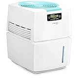 TROTEC Luftwäscher AW 10 S – 3-in-1-Kombigerät: Luftbefeuchter, Luftreiniger und Geruchsbeseitiger – Gebläsestufen 3, Luftmenge 126 m³/h, Befeuchtungsleistung 400 ml/h