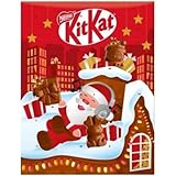 KitKat Milchschokolade Weihnachten Adventskalender 85g Festliche Feiertags-Leckerei Weihnachtsschokoladen Weihnachtsschokolade Leckerbissen