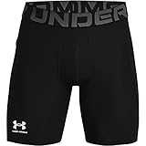Under Armour kurze Laufhose, atmungsaktive Herrenshorts, Black / White, M