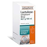 LACTULOSE ratiopharm Sirup 500 ml