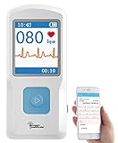 newgen medicals EKG für Zuhause: Mobiles medizinisches EKG-Messgerät mit PC-Software und App (EKG Gerät, Mobiles EKG Gerät, Geschenkideen)