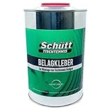 Schütt-Tischtennis Belagkleber Nachfüllflasche (1000ml) - Kleber für Tischtennis Beläge | Lösungsmittelhaltig | TT-Spezial