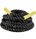 Ultrasport Battle Rope, Seillänge 9 Meter, 3,8 cm Durchmesser, hochwertiges Schlagseil für Kraftausdauer und Muskelaufbau, Schwungseil für effektives Ganzkörpertraining und Functional Training