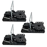 3X Effektive Rattenschlagfalle – Schlagfalle Ratten - Starke Schlagkraft & Sofortwirkung – Wiederverwendbar & Hygienisch – Ideal für Haus, Keller, Garten & Garage ohne Gift