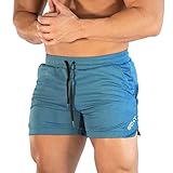 rtdgcv Herren einfarbige, lässige Sportshorts mit Kordelzug und mittlerer Taille und Taschen Grüne Shorts Herren