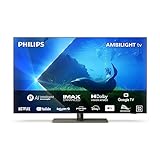 Philips Ambilight TV | 55OLED808/12 | 139 cm (55 Zoll) 4K UHD OLED Fernseher | 120 Hz | HDR | Dolby Vision | Google TV | VRR | WiFi | Bluetooth | DTS:X | Sprachsteuerung