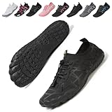 ziitop Barfuß-Wasserschuhe für Damen & Herren | Größe 36-45, allblack, 36.5 EU