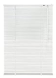 Alu Jalousie weiß - Breite 40 bis 240 cm - Höhe 130/160 / 220 cm - Tür Fenster Rollo Jalousette Aluminium Fensterjalousie Lamellen Metall (220 x 160 cm)