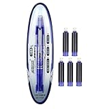 Einziehbarer Füllfederhalter, transparenter Schaft, 0,38 mm, nachfüllbar, Schreibzubehör zum Markieren, Skizzieren, Zeichnen, Kunst, Layout, Journaling, Schule