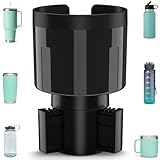 TYKOR Auto-Getränkehalter-Expander-Adapter mit Verstellbarer Basis, Becherhalter-Auto kompatibel mit Stanley 0,4-1,2 L, andere große Flaschen in 0,5-1,4 L (7,0-10,5 cm)