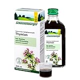 Schoenenberger - Thymian naturreiner Heilpflanzensaft - 1x 200 ml Glasflasche - freiverkäufliches Arzneimittel - bei Husten und Bronchitis - zur Besserung der Beschwerden bei Erkältungskrankheiten