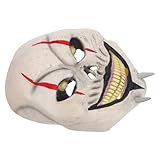 Ipetboom Realistische Horrormaske Schädel Design Vollkopf Halloween Maske für Escape Cosplay Party Bloody Face Mask