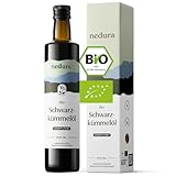nedura® Schwarzkümmelöl BIO kaltgepresst (ungefiltert) 500ml – mit hohem Thymochinongehalt, BIO-Zertifiziert & 100% rein - täglich frisch & schonend gepresst - aus eigener Manufaktur