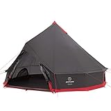 Justcamp Bell 8 Tipi Zelt für Gruppen, Familien oder Camping bis zu 8 Personen