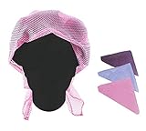 Tredoni Dreieckiges Haarnetz, 120x85cm - Universalgröße Lockenwickler Rollenhalter Trocknungsnetz, Mehrfarbig (1 STK.)