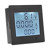 Strom-Strommesser, Digital-Voltmeter, Heim-Voltmeter, LCD-Bildschirm, Strommesser, DC 6-200 V, Volt-Monitor, Alarmfunktion