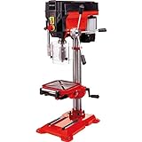 Einhell Säulenbohrmaschine TE-BD 750 E (750 W, 450 - 2.500 min-1, Induktionsmotor, stufenlose Drehzahlregulierung, Schnellspannbohrfutter von 1 - 16mm, MK2-Aufnahme, Tiefenanschlag)