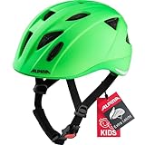 Alpina XIMO L.E. - Leichter, Sicherer & Bruchfester Fahrradhelm Mit Optionalen LED-Licht Für Kinder, Green matt, 49-54 cm
