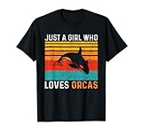 Nur ein Mädchen, das Orcas liebt Killerwale, Meer, Ozean T-Shirt