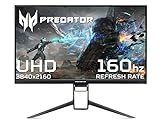 Acer Predator X32FPbmiiiiphuzx 32 Zoll 4K UHD Gaming Monitor (Mini LED Hintergrundbeleuchtung, FreeSync Premium Pro, 160Hz, 0,7ms, HDR 1000, DP, HDMI 2.1, USB-C, höhenverstellbarer Ständer, schwarz)