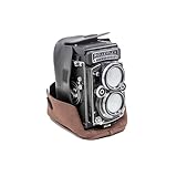 MRZHOUCASE Vollständige Schutzhülle aus weichem Ziegenleder für Rolleiflex 2.8F 2.8E 2.8D, 3.5F, 3.5E, 3.5D TLR Kameras