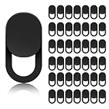 LIQWEI 50 Stück Webcam Abdeckung, Laptop Kamera Abdeckung Dünne Schieber Kameraabdeckung Für Computer Handy Tablet Laptops Schutz Ihrer Privatsphäre (Schwarz)