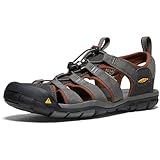 KEEN Herren Clearwater CNX Sandalen, Raven/Tortoise Shell, 43 EU