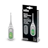 Braun Age Precision Digitalthermometer | Digitaler Stick für versch. Stellen | Oral, rektal oder unter der Achselhöhle | Geeignet für Babys und Kinder | Die #1 Marke bei Ärzten(1) | PRT2000