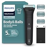 Philips Bodygroom Series 5000 – Trimmer für Männer mit Rasiersystem mit Dreifachschutz, auch zur Nutzung im Intimbereich, 100% duschfest, 100 Min. Laufzeit, Modell BG5470/15