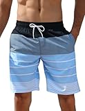 iCKER Herren Shorts Badehose Badeshorts Strand Shorts Beach...