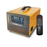 Charmline Smart Ozongenerator 60000mg/h mit Fernbedienung bis zu 500㎡, Ozon Luftreiniger, Air Purifier,Ozongerät, Geruchsneutralisierer Ozongenerator für Auto,Wohnung,Räume,Haustierraum, Orange