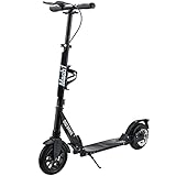 Mach1 Kick Scooter ALU City Roller Tretroller Große XXL Wheel 200mm Luftreifen Rollen/Reifen Erwachsene und Kinderroller klappbar Kickscooter