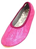 Beck Mädchen Basic Glitzer Gymnastikschuhe, Pink, 32 EU