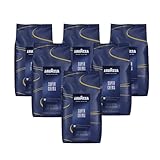 Lavazza Kaffee Espresso Super Crema, ganze Bohnen, Bohnenkaffee, 6er Pack, 6 x 1000g