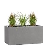Pflanzwerk® Pflanzkübel TUB Grau 40x80x40cm XXL –...