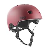 TSG Erwachsene Meta Solid Color Halbschalenhelm, Satin Oxblood, S/M